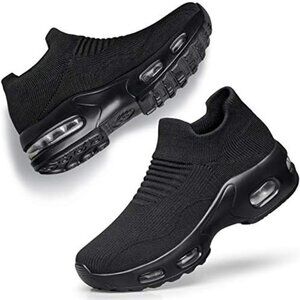DOUSSPRT Women's Walking Shoes Slip-on Sock Sneakers